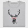 Retro Deer Heart Eyes DTF Transfer