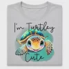 Cute Turtle DTF Transfer Design