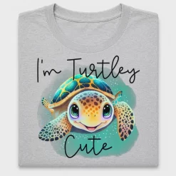 Cute Turtle DTF Transfer Design