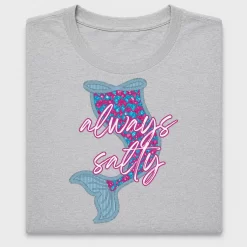 Always Salty Mermaid Tail DTF Transfer