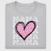 Nana Leopard Heart DTF Transfer
