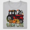 Farm Life Red Tractor DTF Transfer
