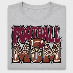 Football Mom Leopard DTF Transfer