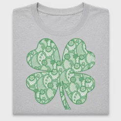 Lace Four Leaf Clover DTF Transfer