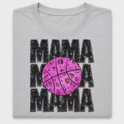 Mama Basketball Leopard DTF Transfer