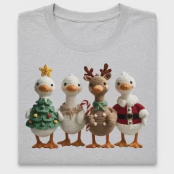 Christmas Goose Knit Character DTF Transfer