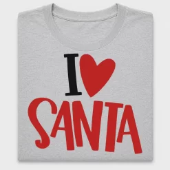 I Love Santa DTF Transfer