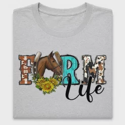 Farm Life Horse DTF Transfer