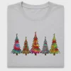 Colorful Tie Dye Christmas Tree DTF Transfer