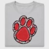 Red Paw Print DTF Transfer