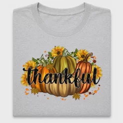 Thankful Pumpkin Sunflower DTF Transfer