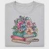 Floral Books DTF Transfer