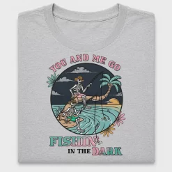 Vintage Skeleton Fishing DTF Transfer