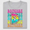 Daycare Stacked Rainbow D DTF Transfer