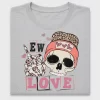 Ew Love Skull DTF Transfer