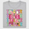 Colorful Teacher Appreciation Bow DTF Transfer