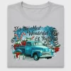 Vintage Christmas Truck DTF Transfer