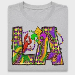 Mardi Gras Fleur de Lis DTF Transfer