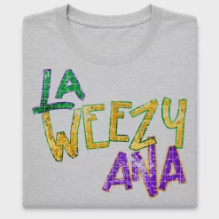 Mardi Gras Sequin La Weezy Ana DTF Transfer