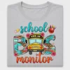 School Bus Monitor DTF Transfer