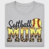 Softball Mom Leopard DTF Transfer