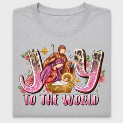 Joy to the World Nativity DTF Transfer