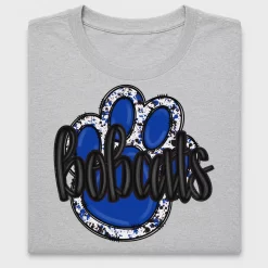 Bobcats Paw Print DTF Transfer Design