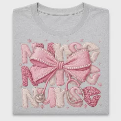 Nurse Kind Bow DTF Transfer