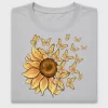 Sunflower Butterflies DTF Transfer Design