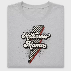 Motocross Mama Retro Lightning DTF Transfer