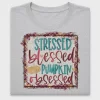 Stressed Blessed Pumpkin Obsessed DTF Transfer
