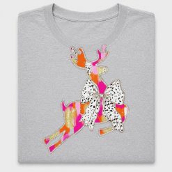Colorful Leopard Reindeer DTF Transfer