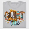 Goat Life Sunflower DTF Transfer