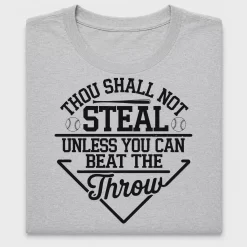 Baseball Thou Shall Not Steal DTF Transfer