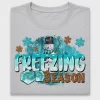Freezing Season Snowman DTF Transfer