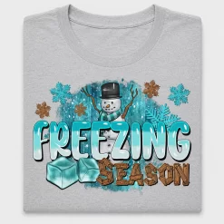 Freezing Season Snowman DTF Transfer