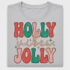 Retro Holly Jolly Vibes DTF Transfer
