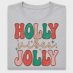 Retro Holly Jolly Vibes DTF Transfer