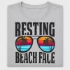 Resting Beach Face Sunglasses DTF Transfer