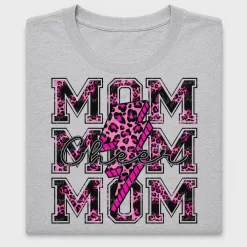 Leopard Cheer Mom DTF Transfer