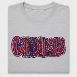 Cardinals Sequins DTF Transfer Design