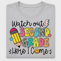 Second Grade Back to School DTF Transfer
