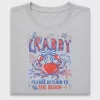 Crabby Beach Vibe DTF Transfer