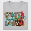Crazy Chicken Lady DTF Transfer