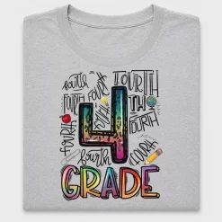 Fourth Grade Leopard DTF Transfer