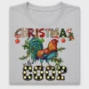 Christmas In The Coop Rooster DTF Transfer