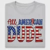 All American Dude Fourth of July DTF Transfer