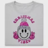 Christmas Smiley Face DTF Transfer