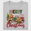 Merry Christmas Gingerbread Truck DTF Transfer