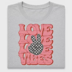 Love Vibes Peace Hand DTF Transfer